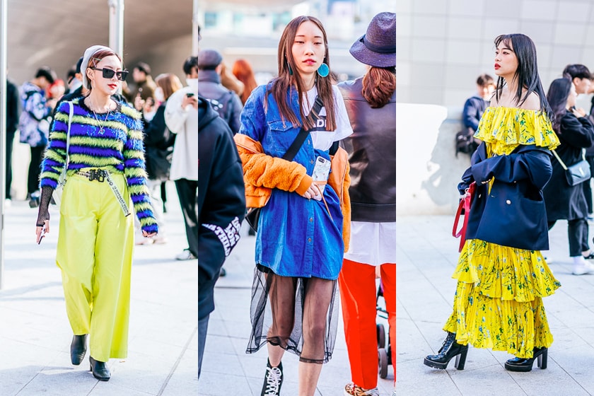 seoul fashion week street snap 2019 korea