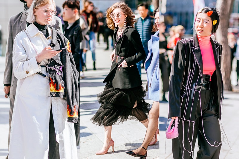 seoul fashion week street snap 2019 korea