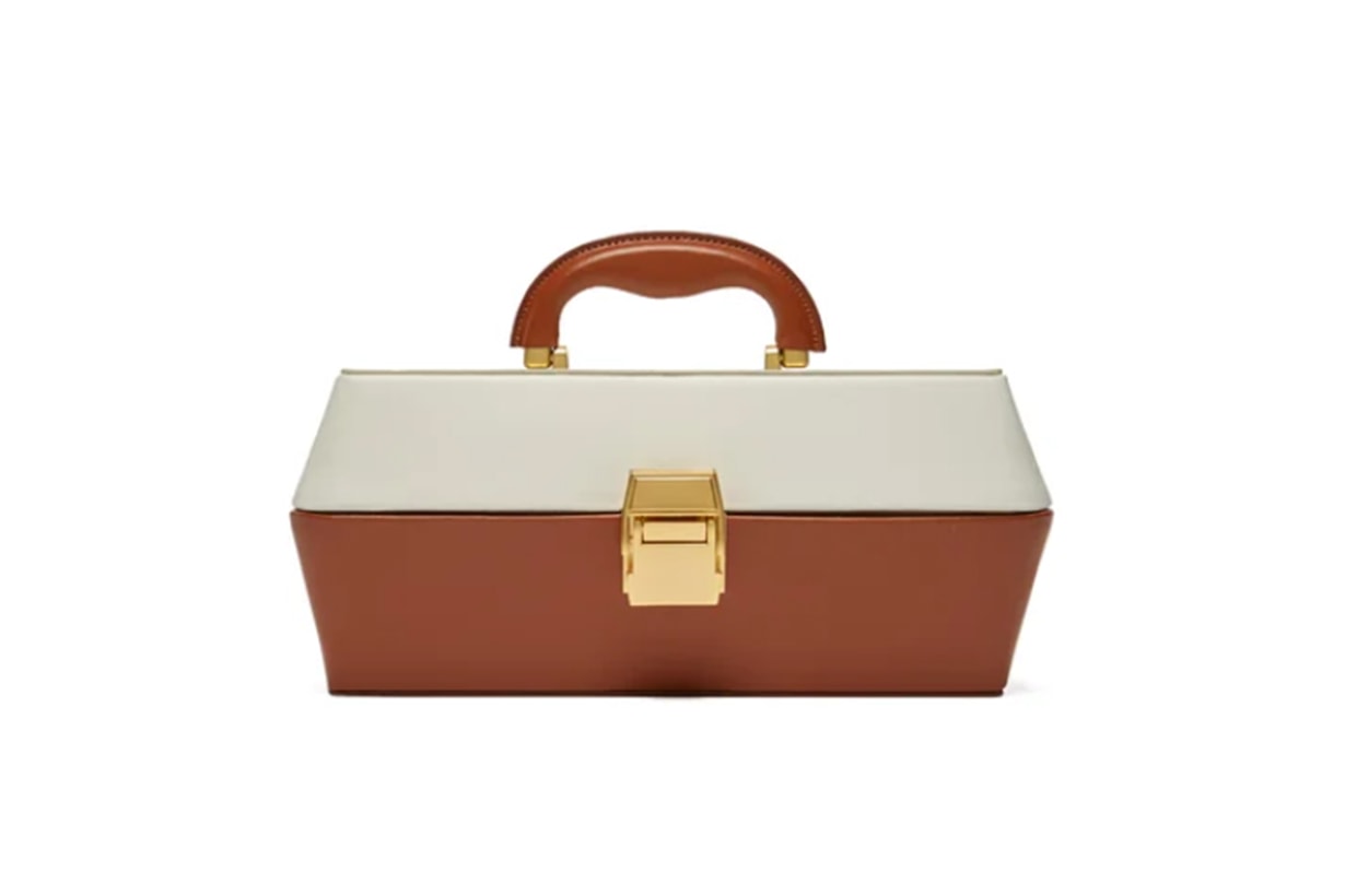 Staud Lincoln Leather Box Bag