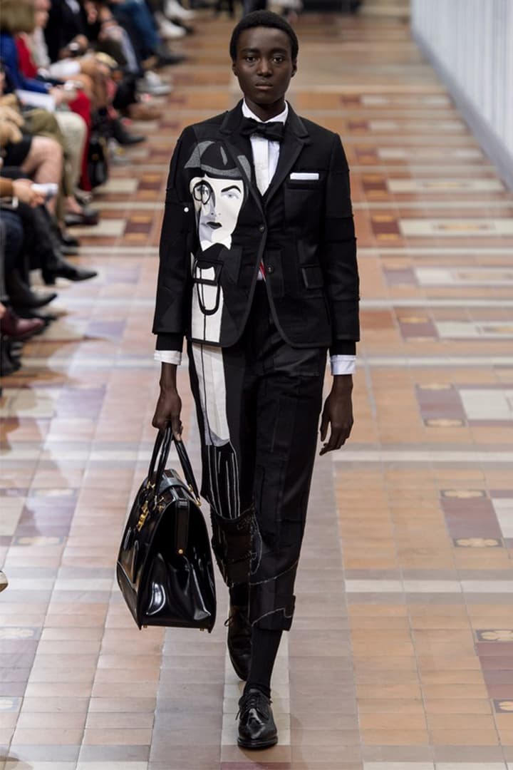 thom-browne FW2019 PFW runway