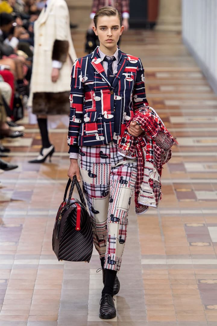 thom-browne FW2019 PFW runway