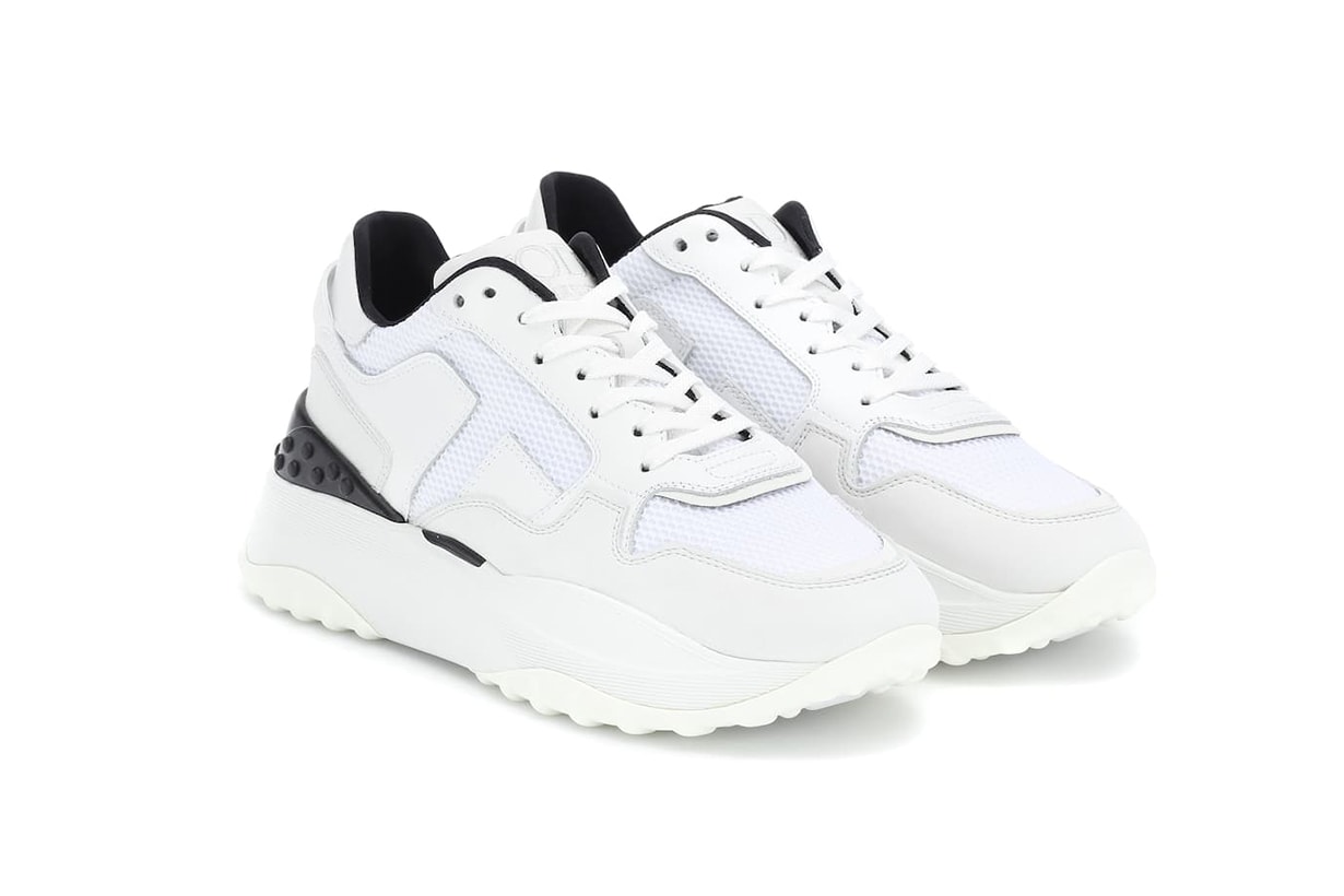 Tod's Leather and Nubuck Sneakers