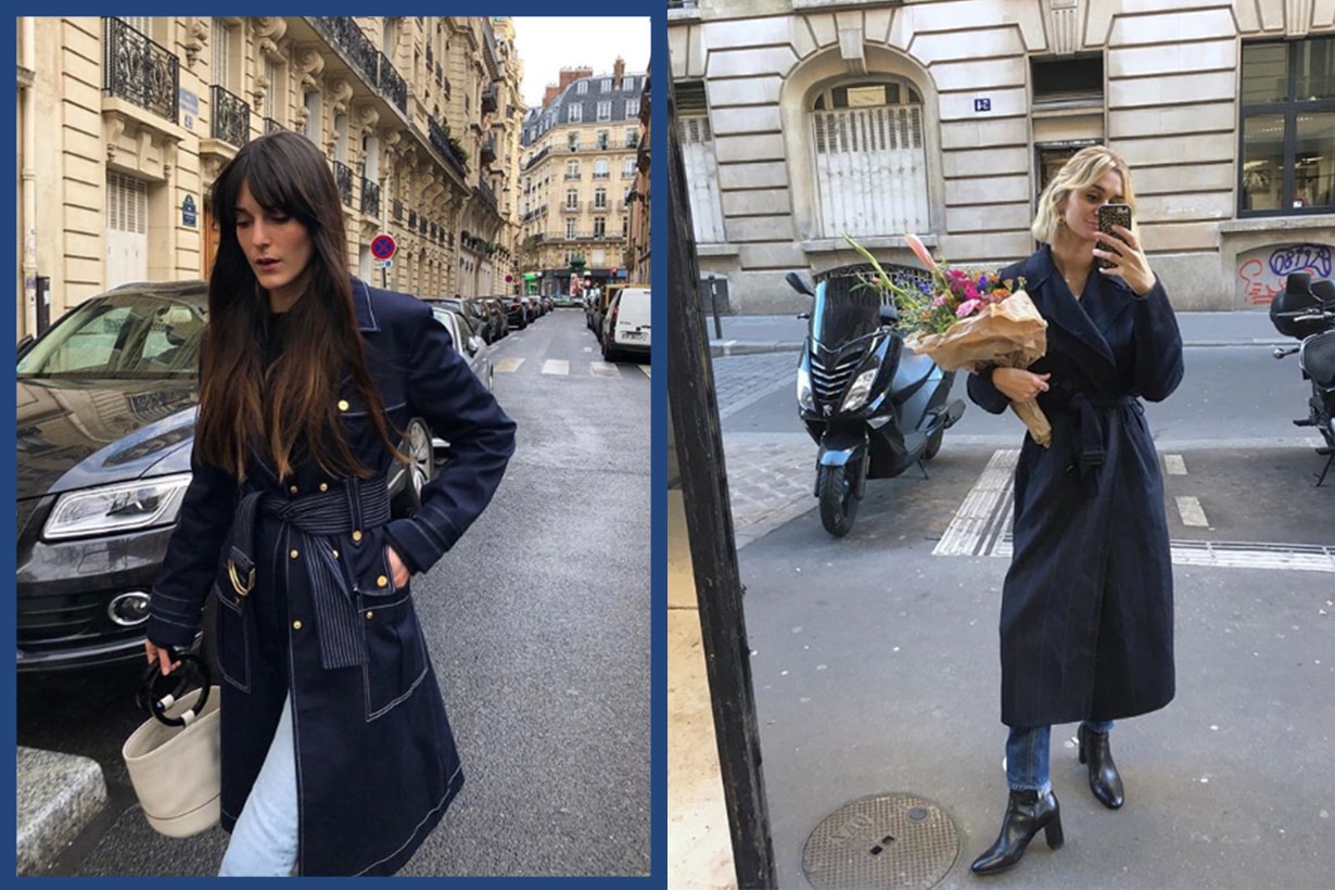 French Style Trench Coat Street Style