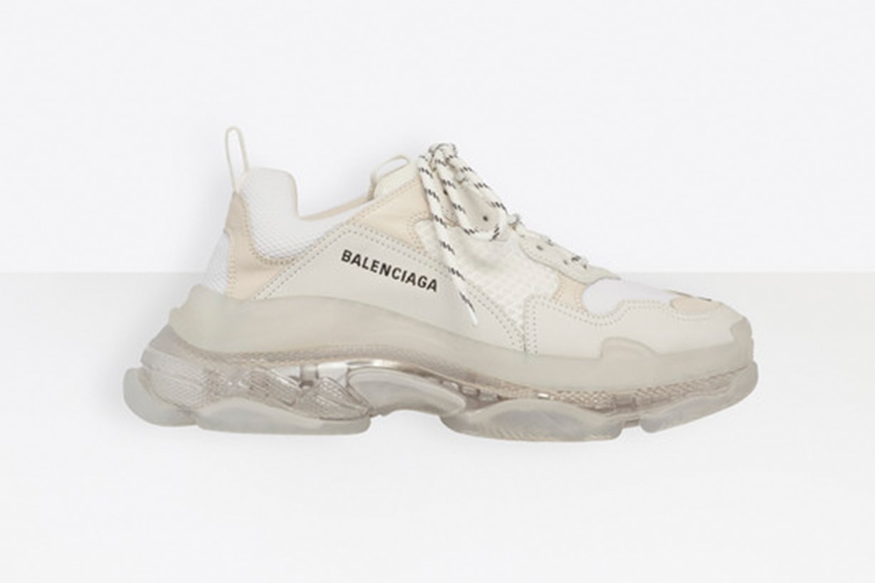 Balenciaga Triple S Clear Sole Trainers