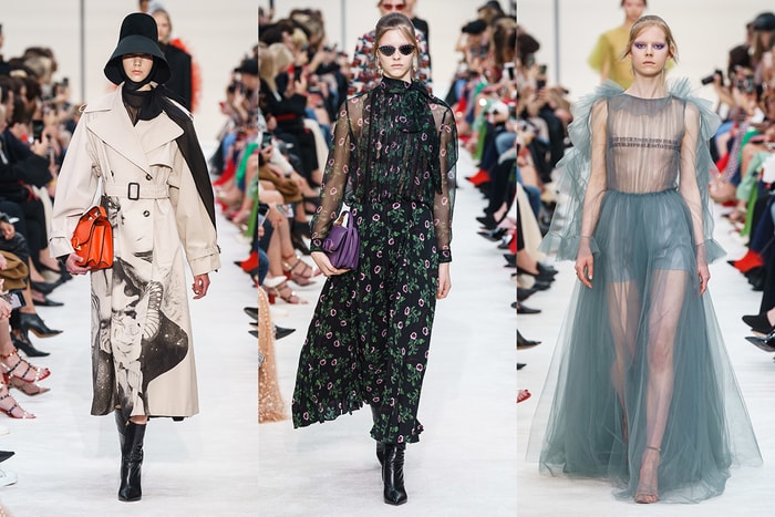 #PFW:藏在服裝中的字句究竟是?看 Valentino 用時裝寫下最浪漫的詩章