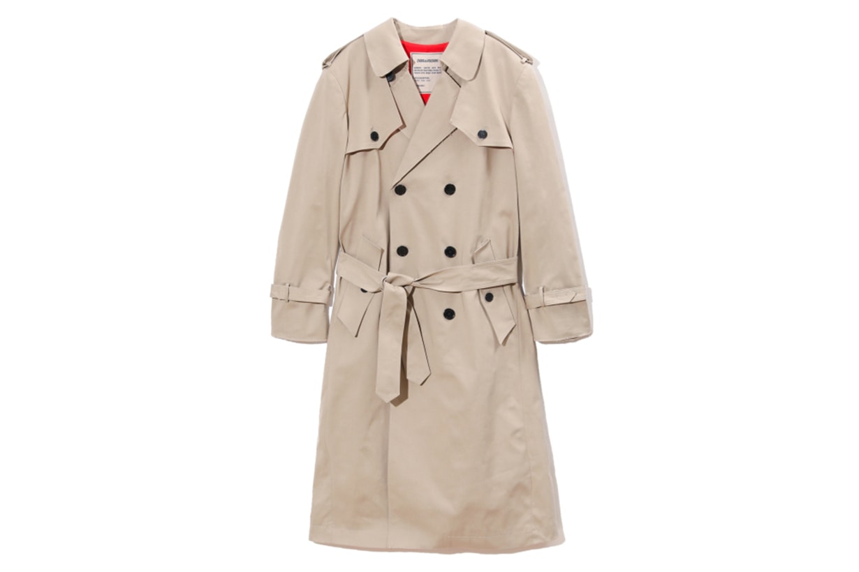 Zadig & Voltaire Double Breasted Trench Coat