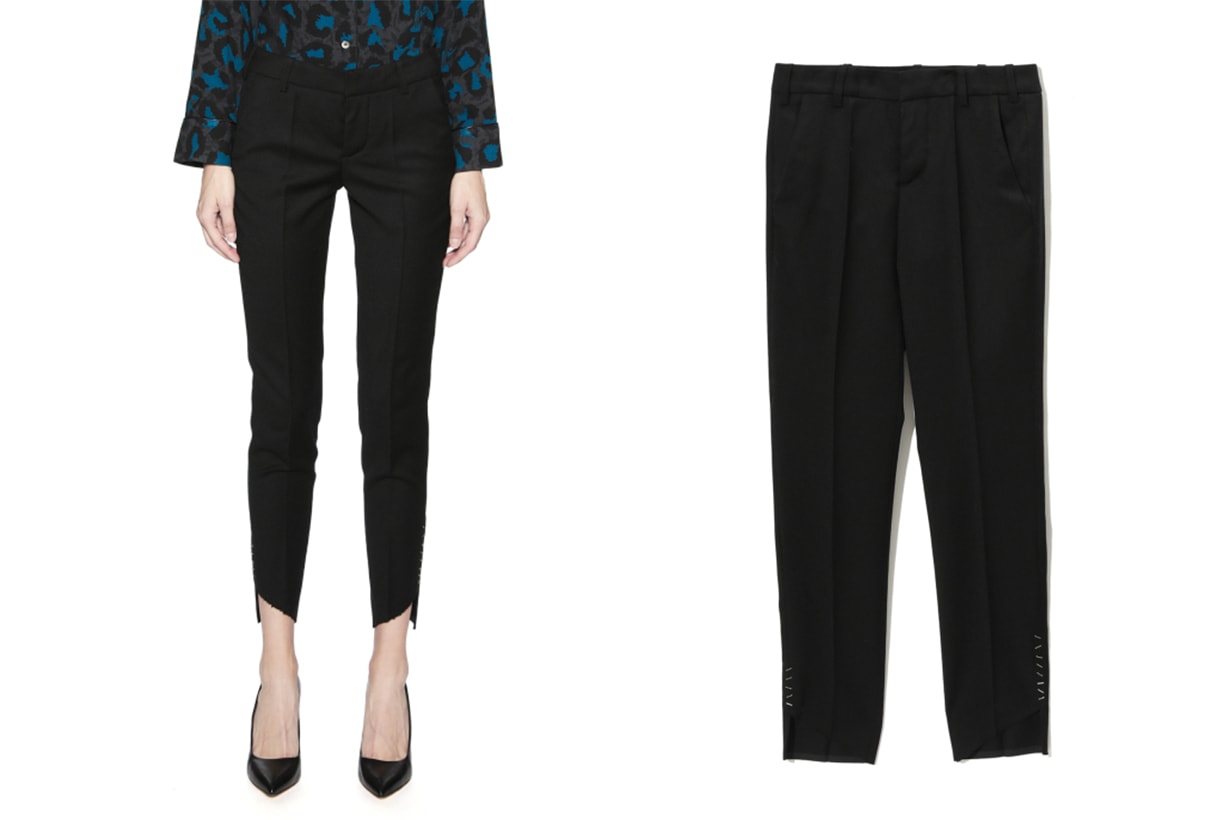 ZADIG & VOLTAIRE Prune Agrafes Pants