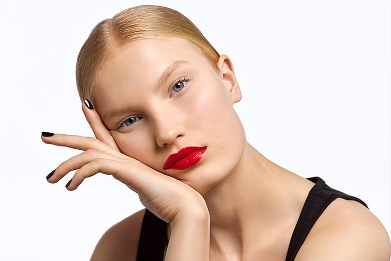 YSL Beauty New Red Lip Stick Color Tatouage Couture Rouge Volupté Shine