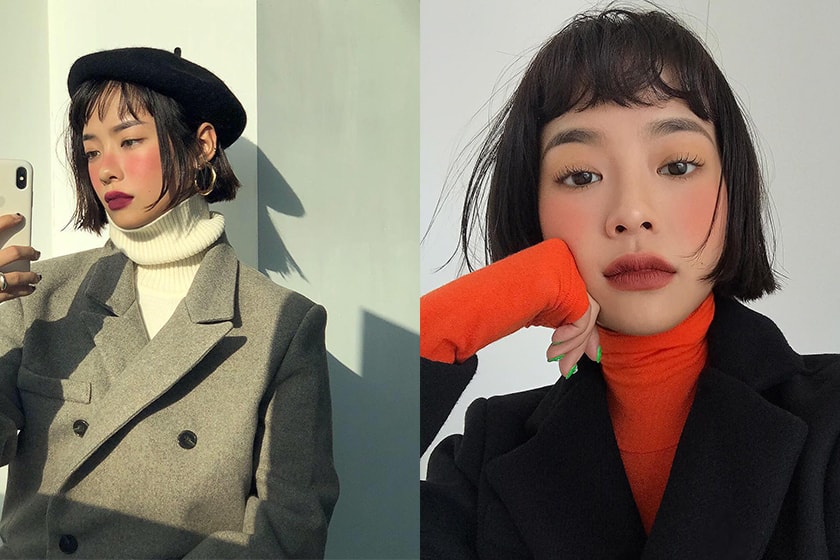 Korean Girl Blush Cheek Makeup Tips Colour