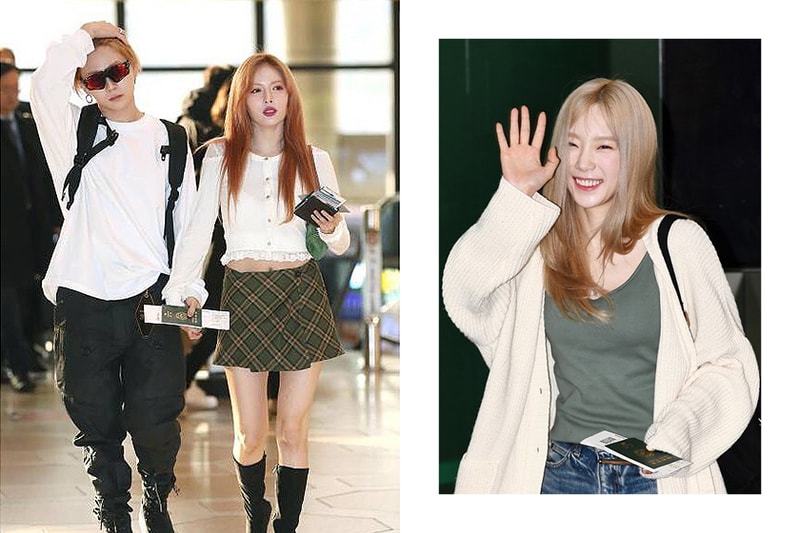 Find Korean Idol Dating Rumours from Airport Fashion