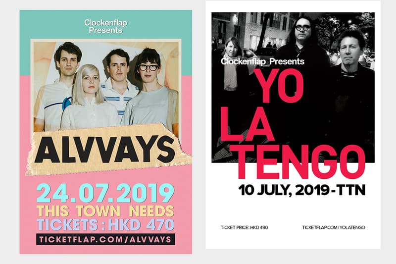 Clockenflap presents Alvvays The Jesus and Mary Chain Yo La Tengo