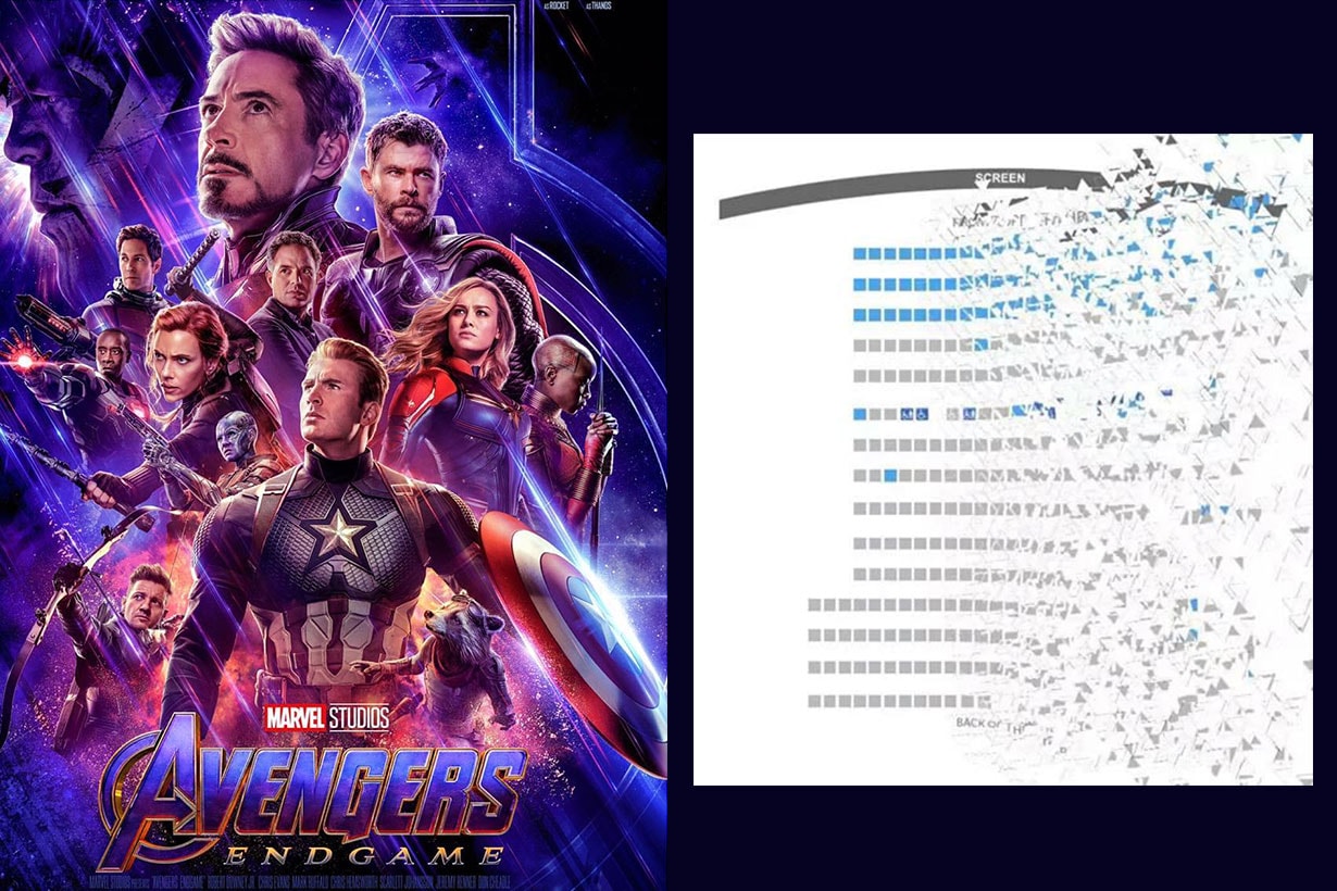 Avengers Endgame tickets presale