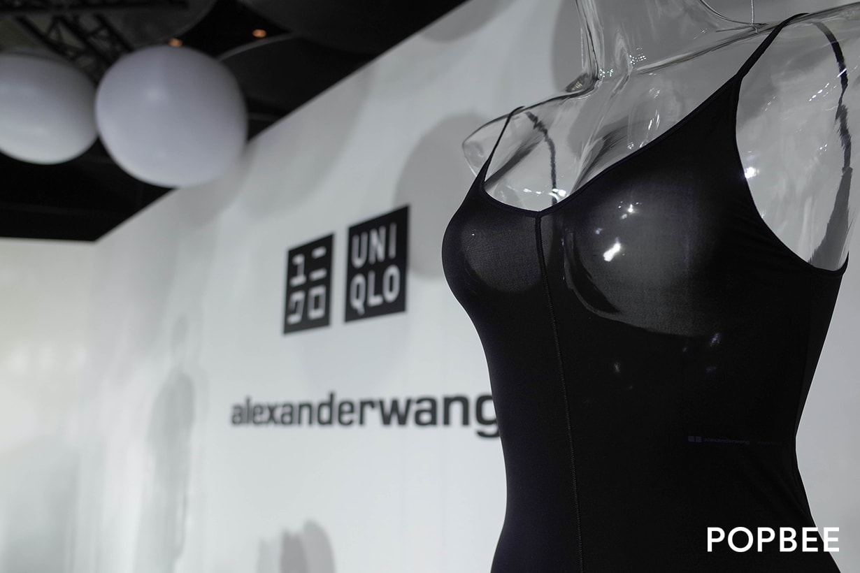 uniqlo alexander wang airism reveal taipei detail second