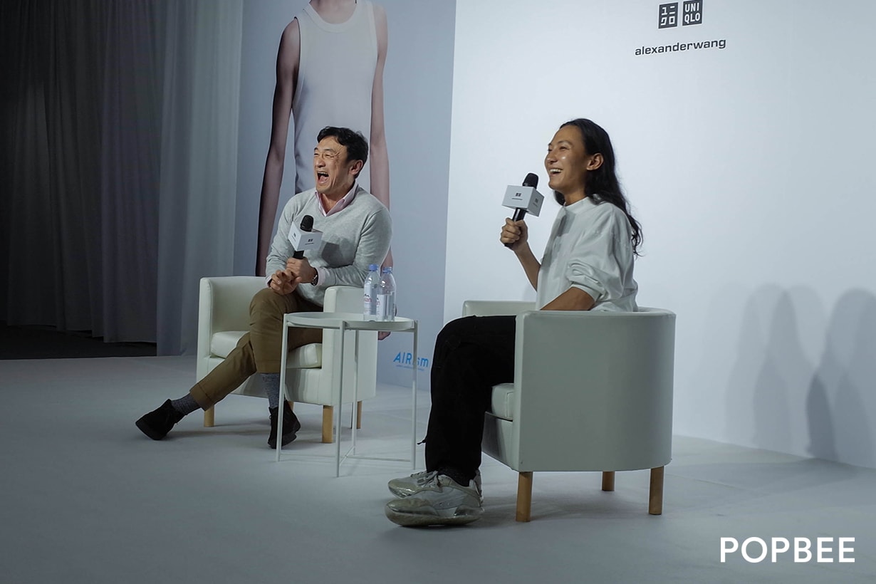 uniqlo alexander wang airism reveal taipei detail second