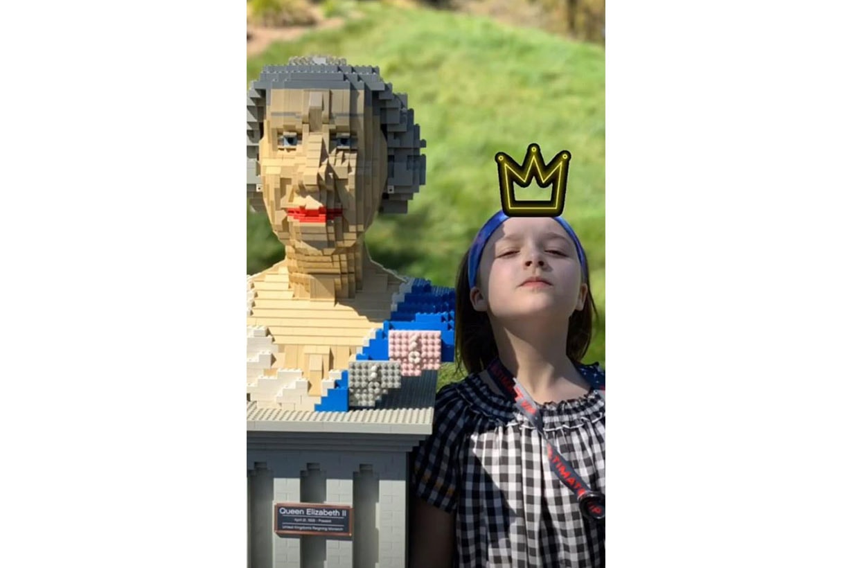 Harper Beckham David Beckhem legoland