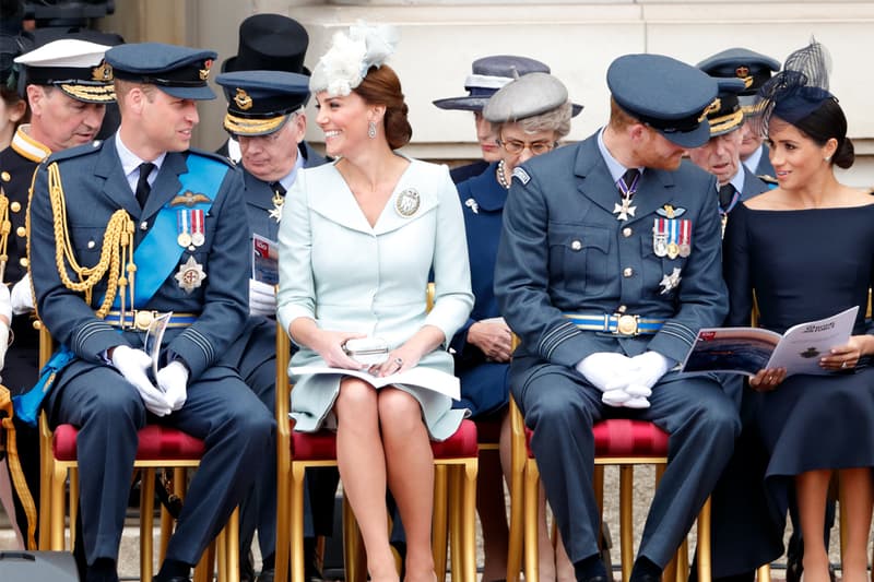 British Royal Family Prince William Prince Harry Kate Middleton Meghan Markle Queen Elizabeth II making fun of each other funny jokes teasing