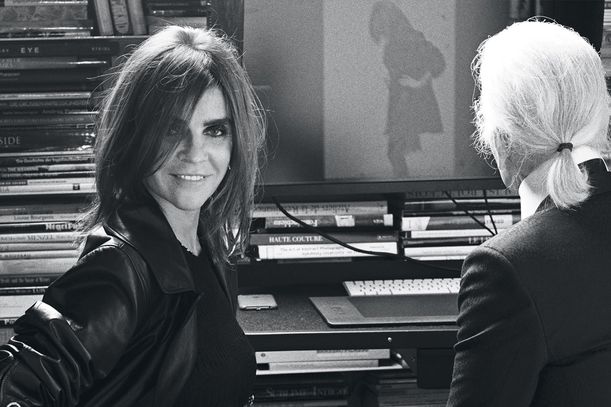 Carine Roitfeld Karl Lagerfeld Studio