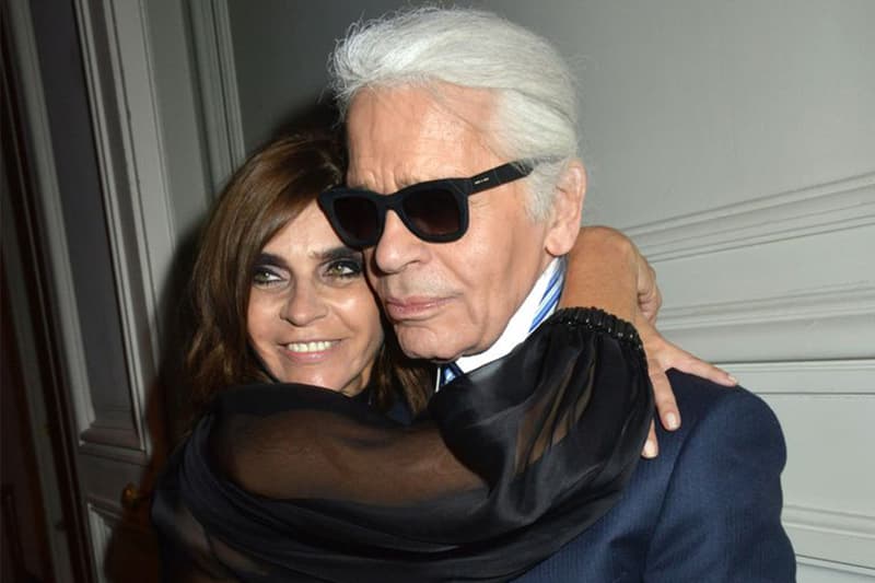 Carine Roitfeld Karl Lagerfeld