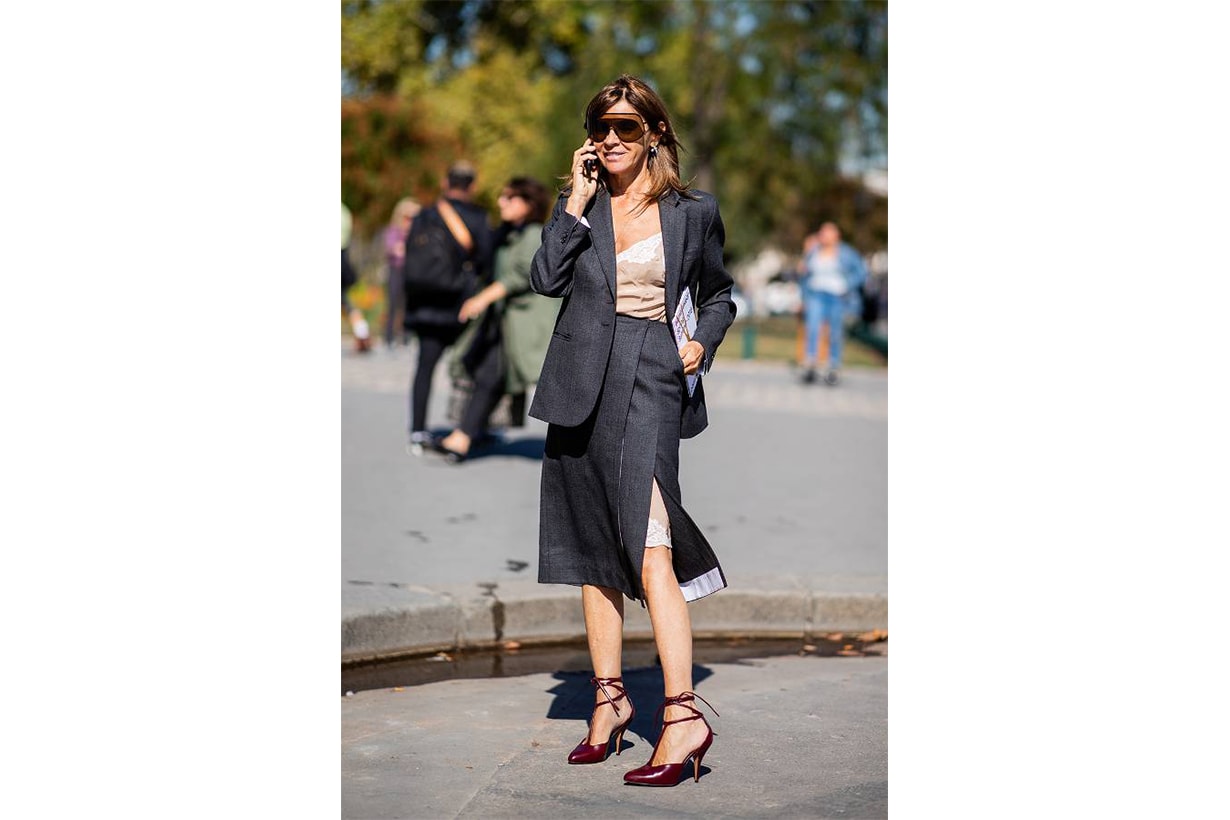 Carine Roitfeld Street Style