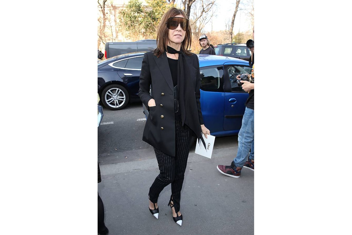 Carine Roitfeld Street Style