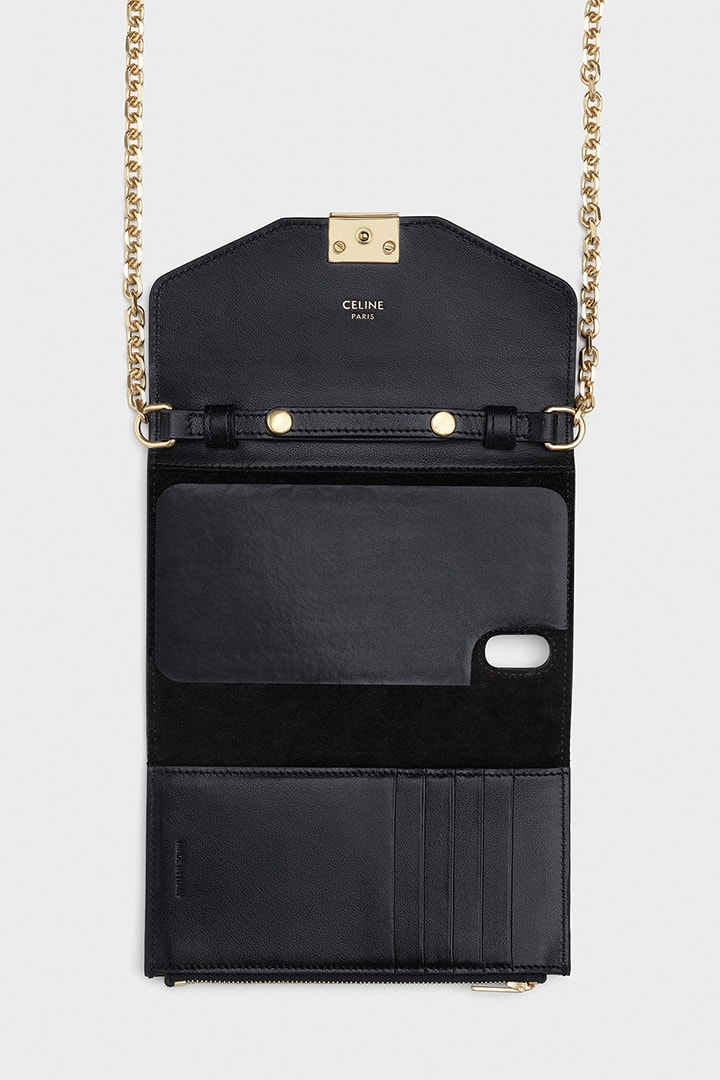 celine-c-bag-iphone-case black