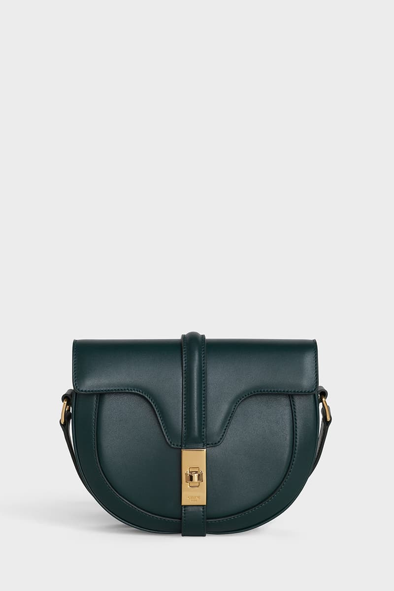 CELINE SUMMER 19-AMAZONE SMALL BESACE 16 BAG IN SATINATED CALFSKIN