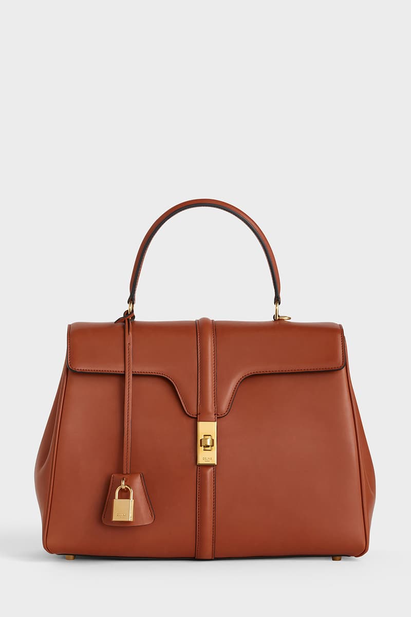 CELINE SUMMER 19-TAN NATURAL CALFSKIN 16