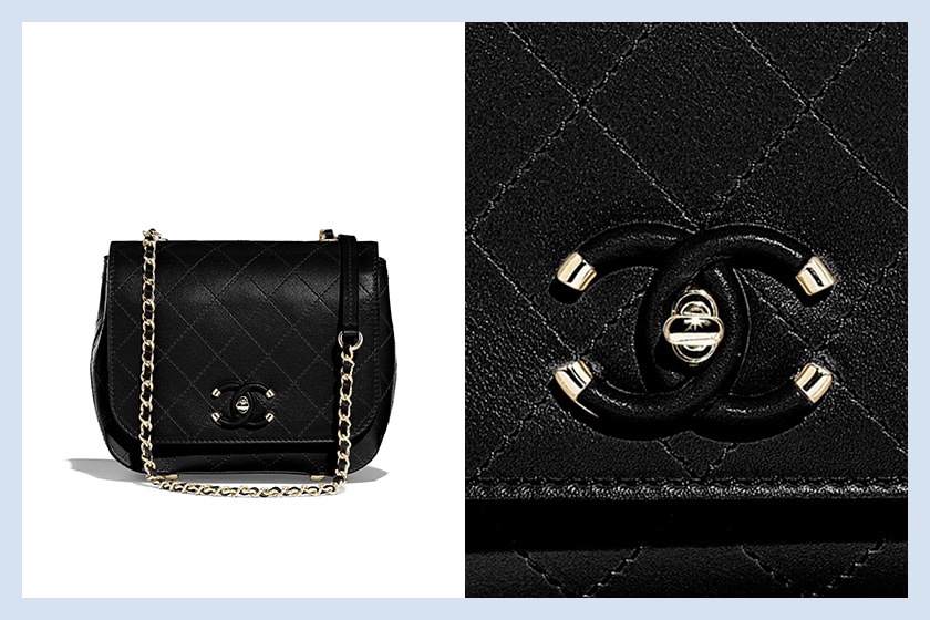 Chanel flap bag black