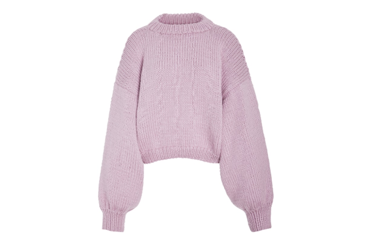 I Love Mr. Mittens Jackie Balloon Sleeve Wool Sweater