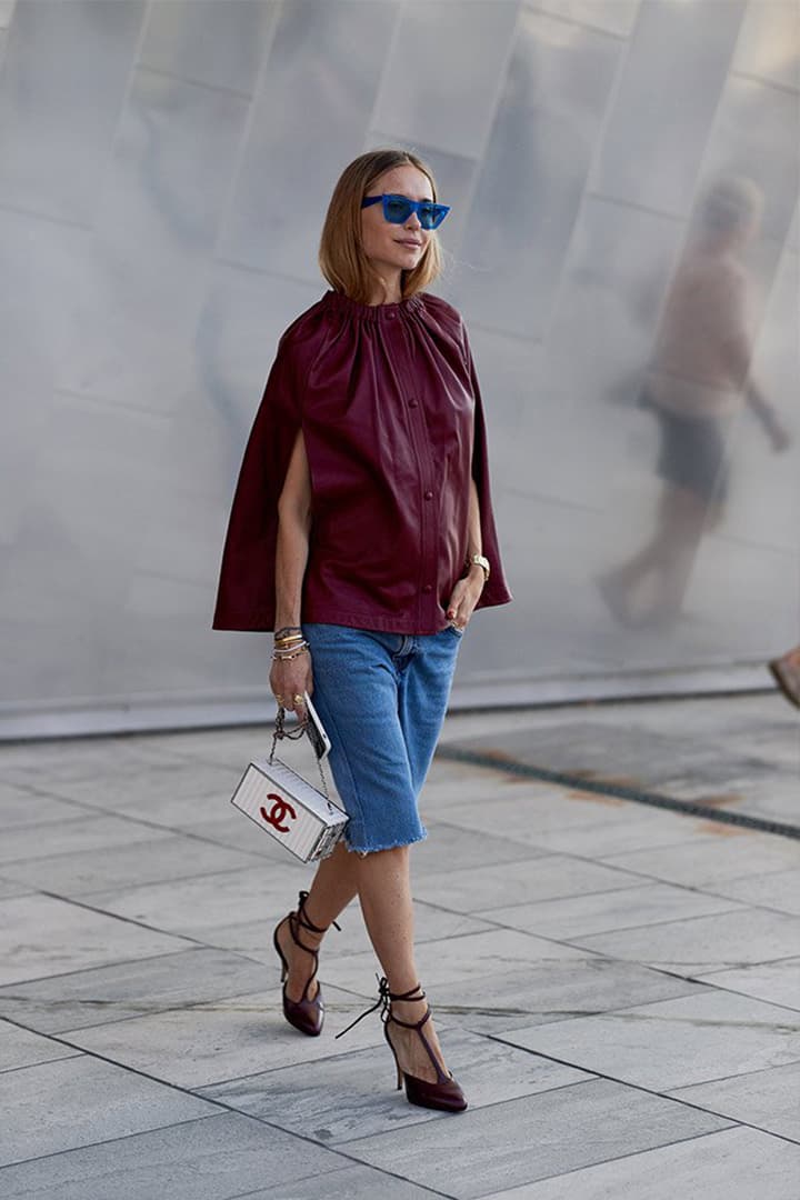 Denim Skirt Street Style