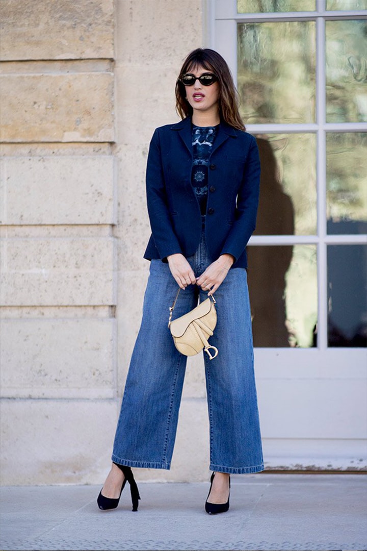 Jeanne Damas Jeans Street Style