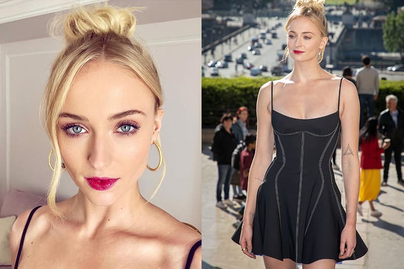 Sophie turner mugler 2019 dress xmen paris