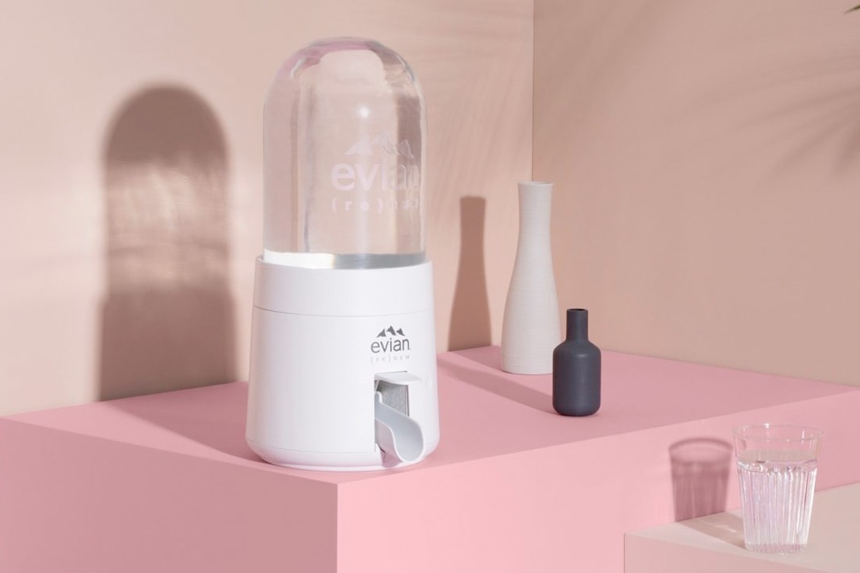 evian virgil abloh Dispenser water