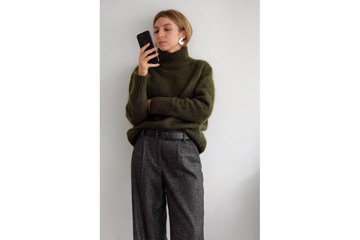 Sweater Tuck Belt Instagram Influencer