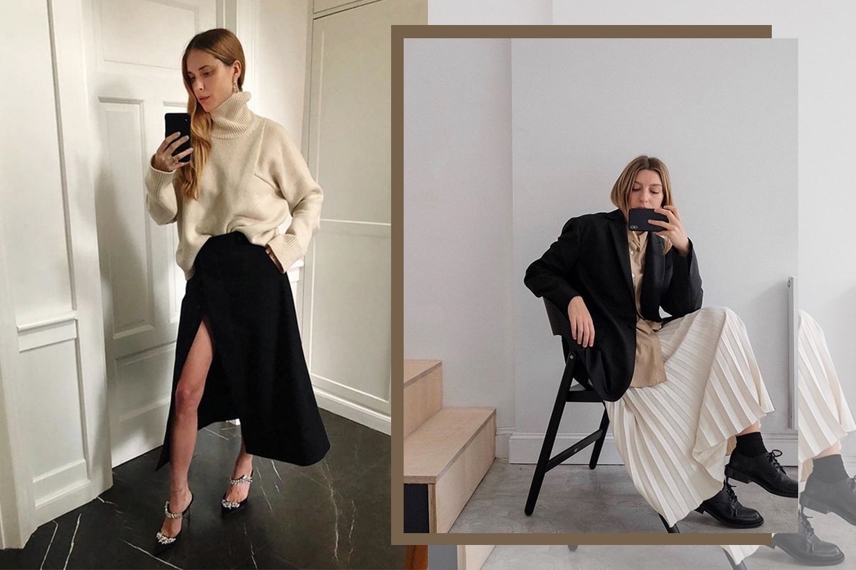 Instagram Influencer Sweater Skirt