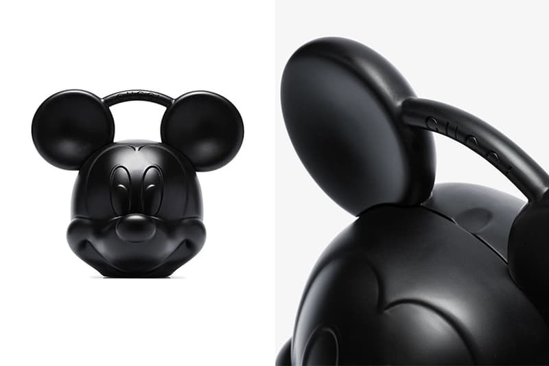 gucci mickey mouse top handle bag black