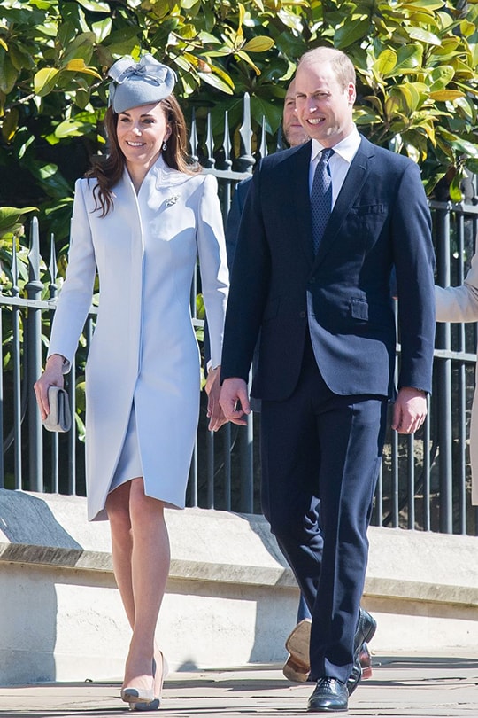 kate-middleton Alexander McQueen blue dress