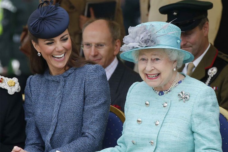 Kate Middleton and Queen Elizabeth