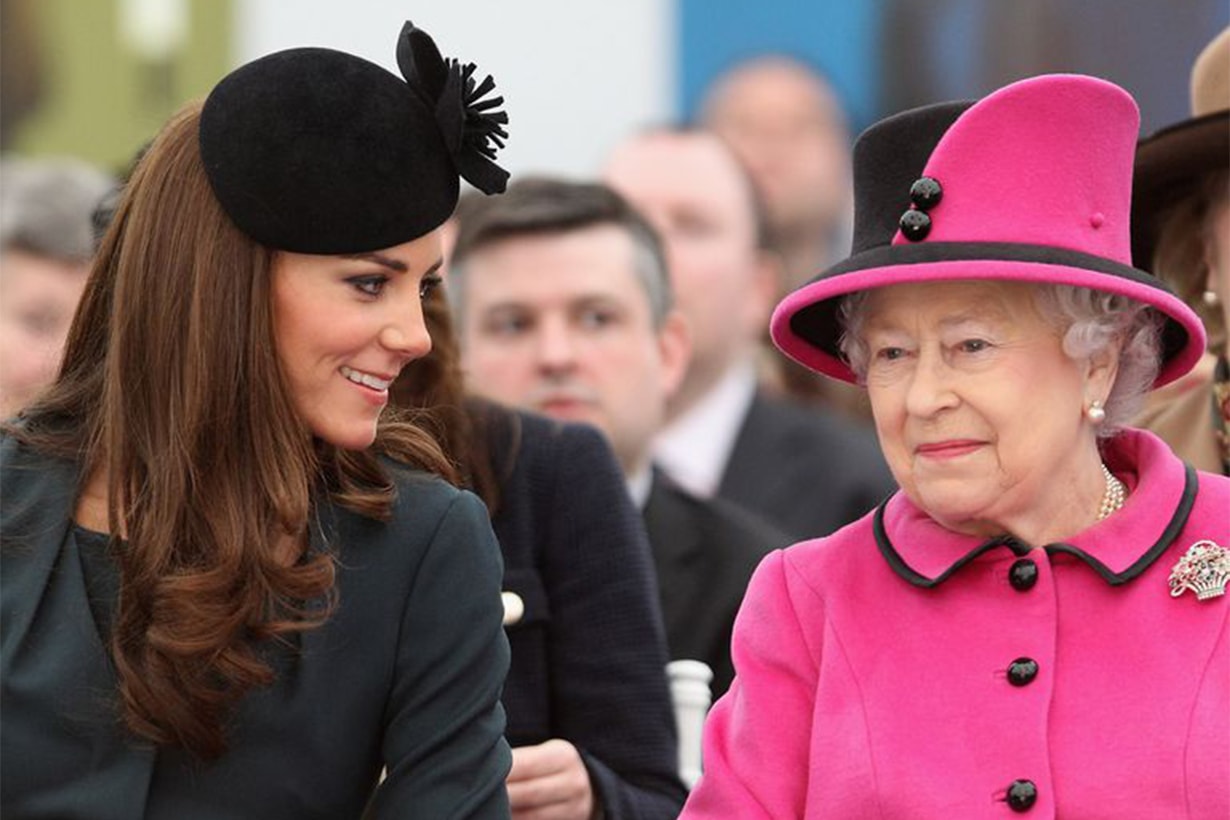 Kate Middleton and Queen Elizabeth