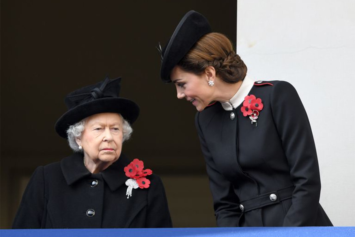 Kate Middleton and Queen Elizabeth