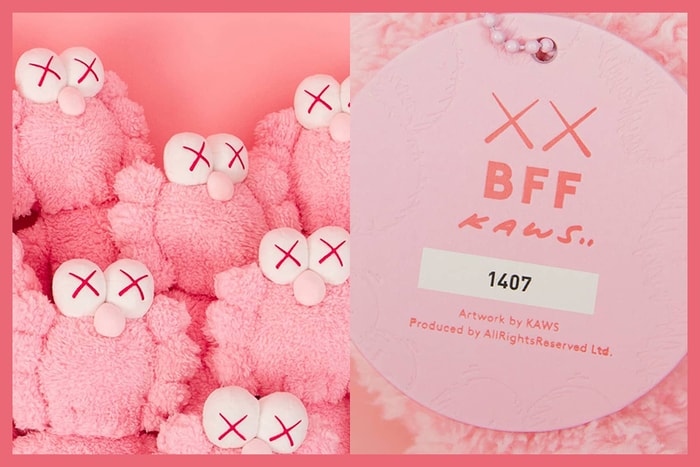 突發！KAWS 宣佈推出 BFF 粉紅色版限量公仔，明天接受抽籤登記！
