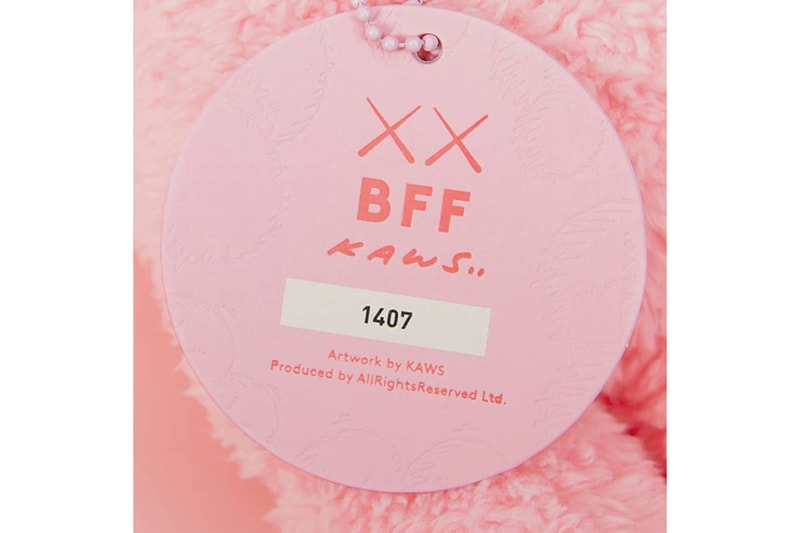 KAWS-BFF-DOLL-PINK