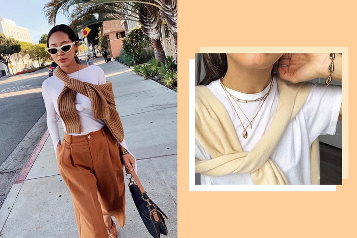 冬天的毛衣別趕著收起來!今季換個方式穿搭盡顯不經意的隨性美