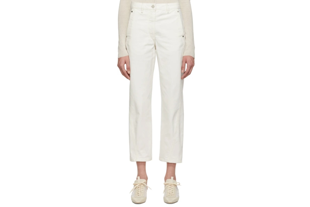 Lemaire Off-White Twisted Jeans