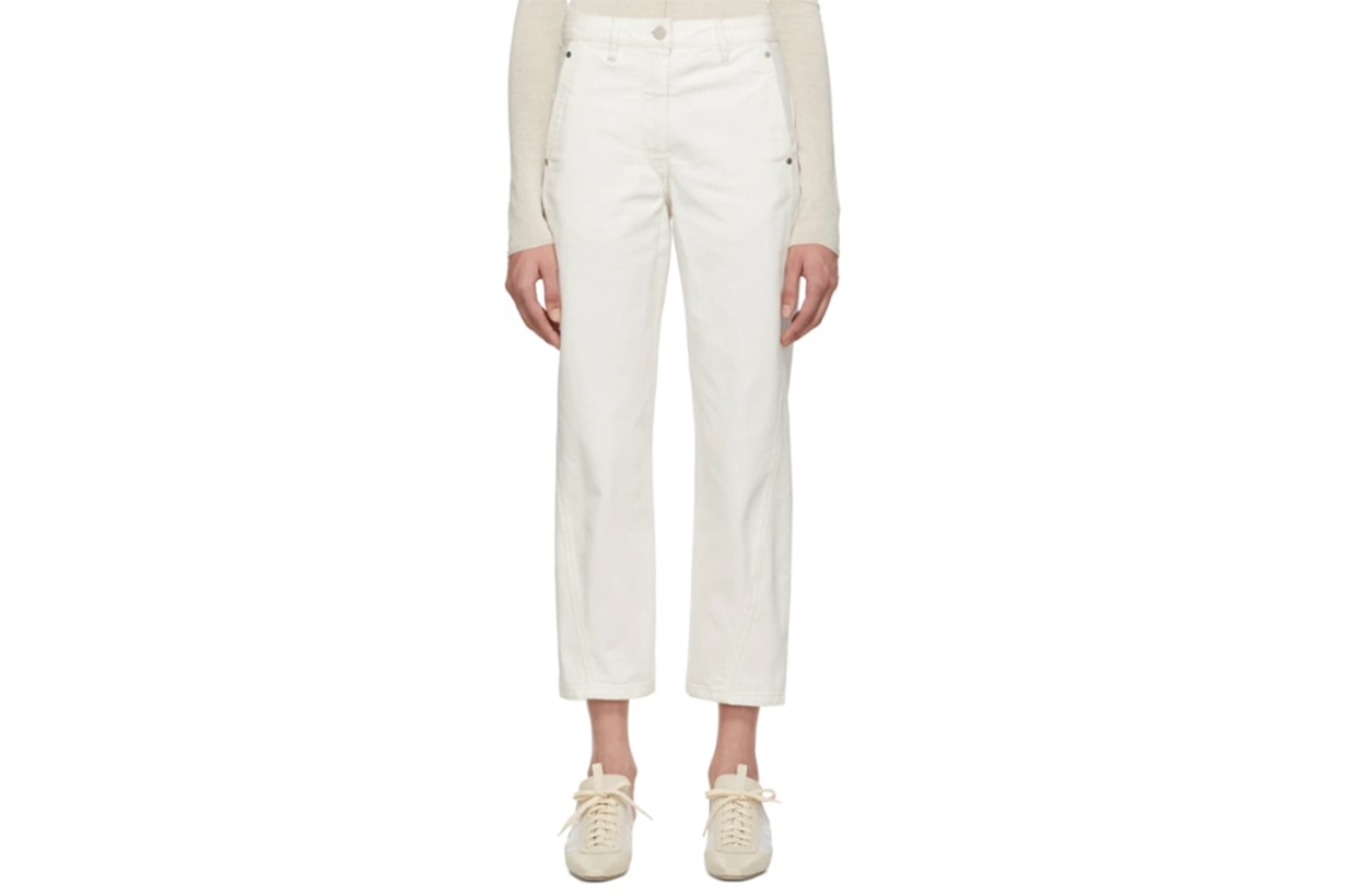 Lemaire Off-White Twisted Jeans