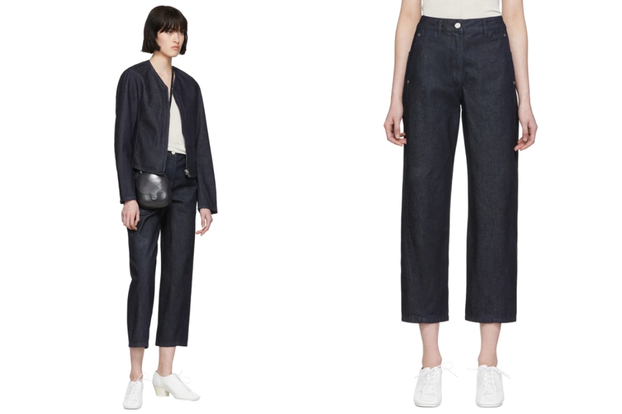 Lemaire SSENSE Exclusive Navy Twisted Jeans