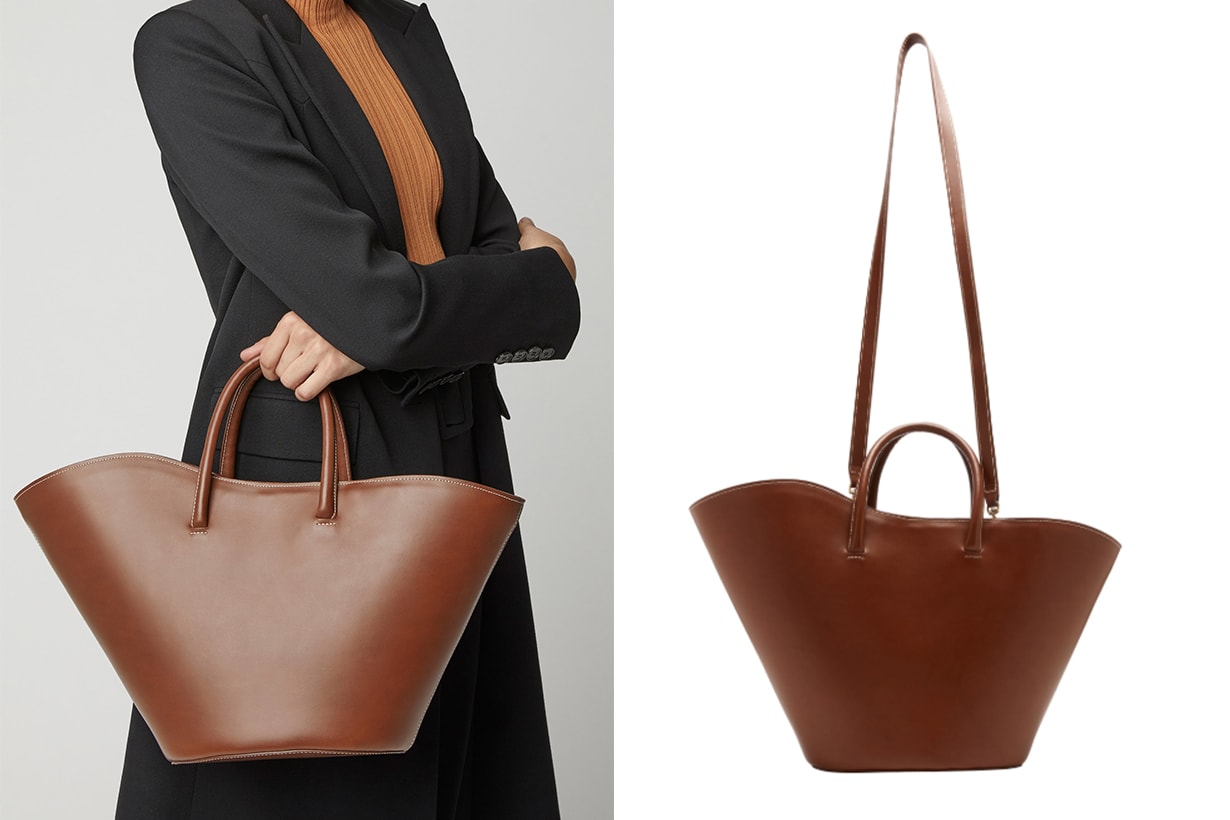 little liffner leather tote