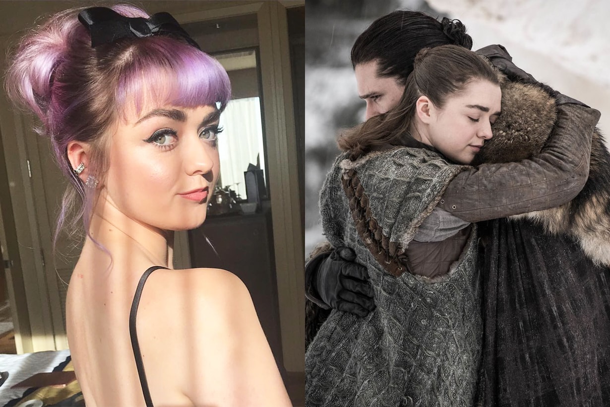 Game of Thrones season 8 Maisie Williams Arya Stark Gendry sex scenes Sophie Turner Sansa Stark prank script