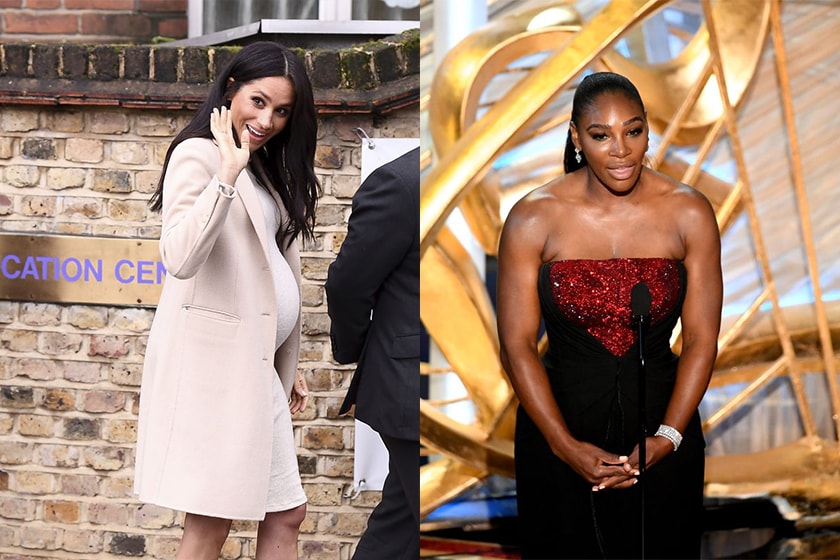 meghan markle baby sex reveal serena williams
