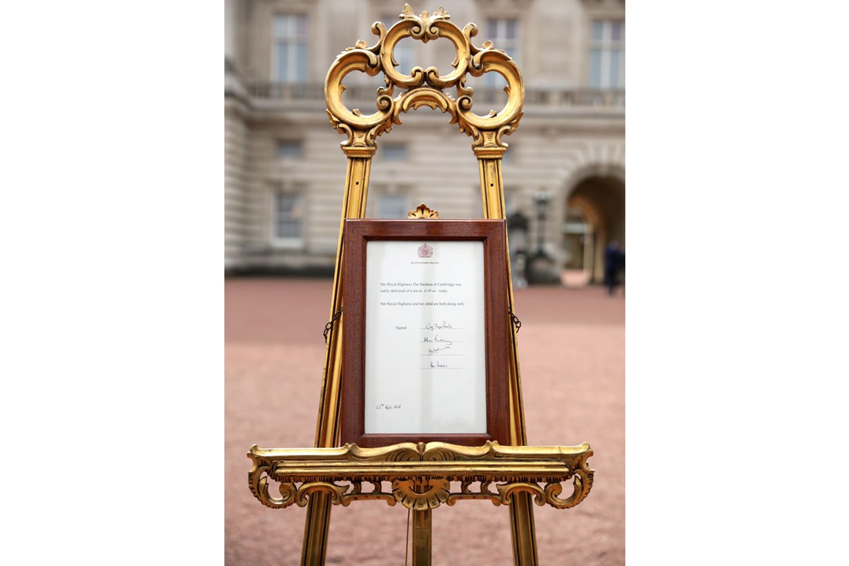 Royal Baby Palace Announcement 